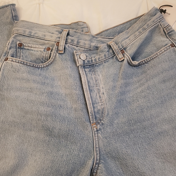 Agolde Criss Cross Straight in Diminsion - Picture 7 of 13